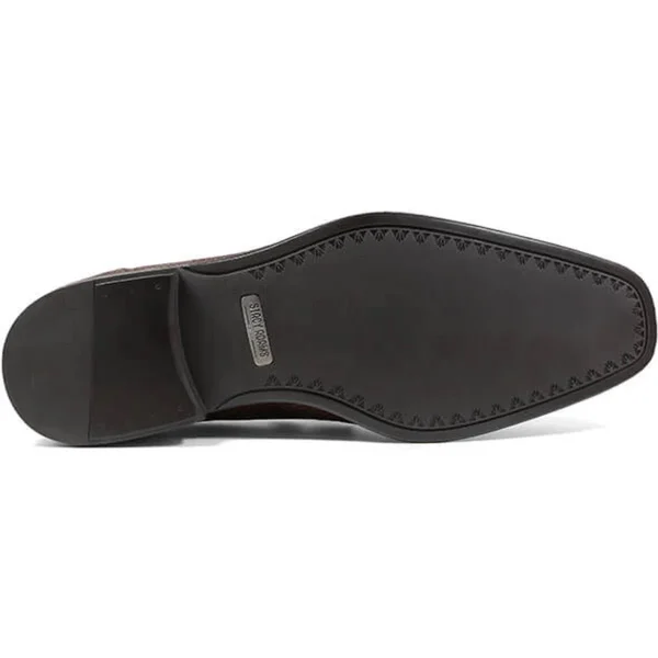 Stacy Adams Shoes Pomeroy Moc Toe Bit Slip on Cognac Size 7