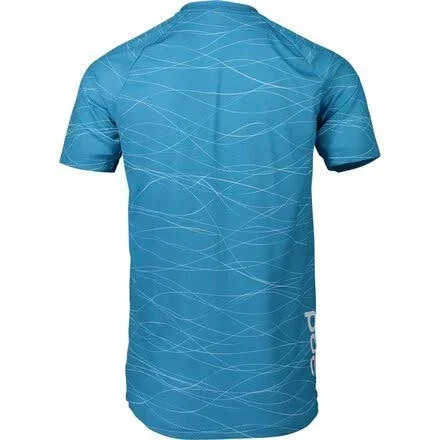 POC MTB Pure T-Shirt - Men's Lines Basalt Blue - M