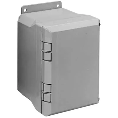 Thomas & Betts, ABB - NH10106 - Circuit Safe Polycarbonate NEMA Enclosure Assembly with hidden-hinge Opaque COVER, 10 Inche