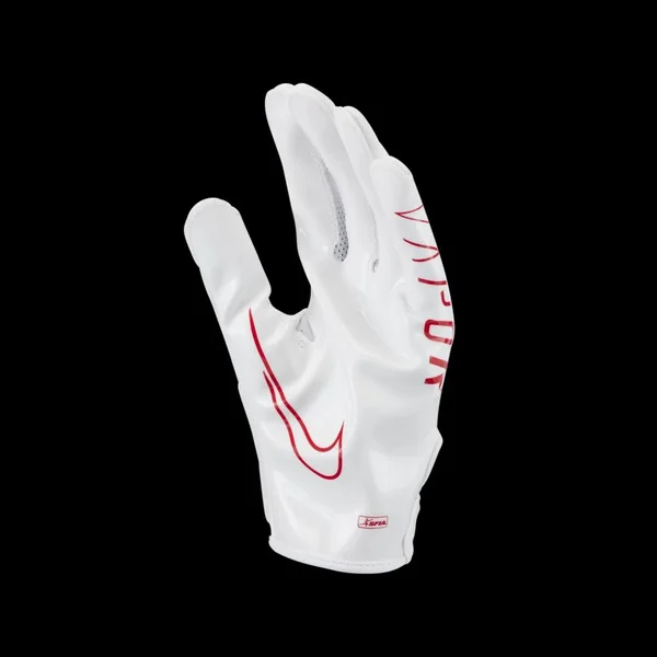 Nike Adult Vapor Jet 6.0 Receiver Gloves, Medium, White