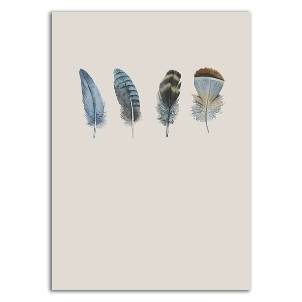 Tangletown Fine Art 21x22 x 15x22 Feather 11 by Incado Print on Canvas