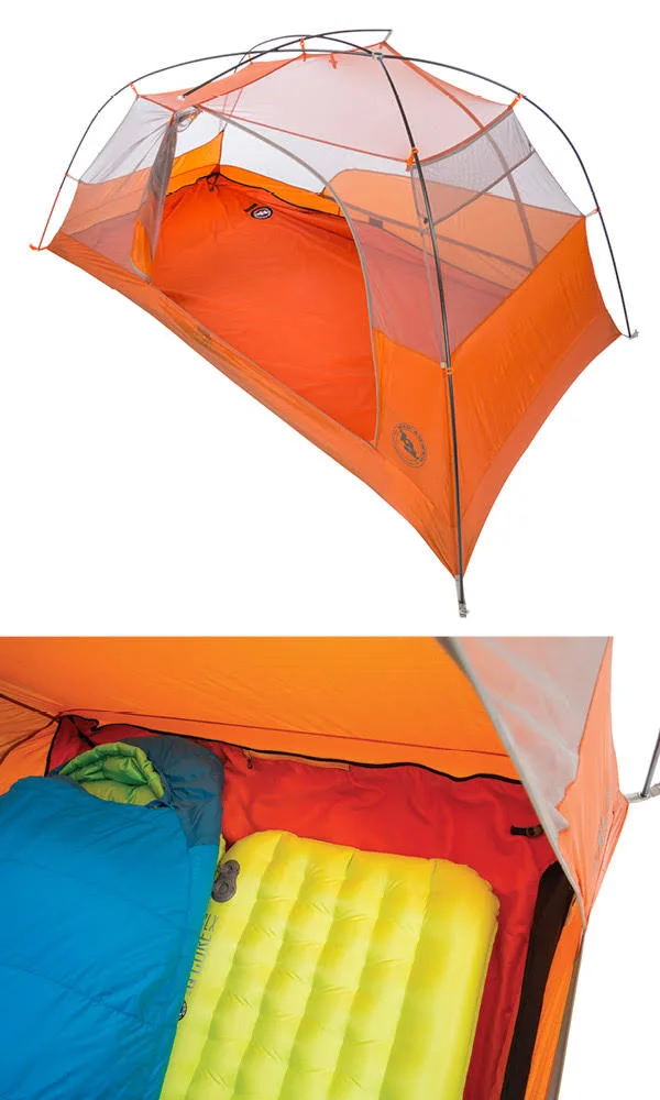 Big Agnes Tent Floor Protector - Orange/Navy - 90x90