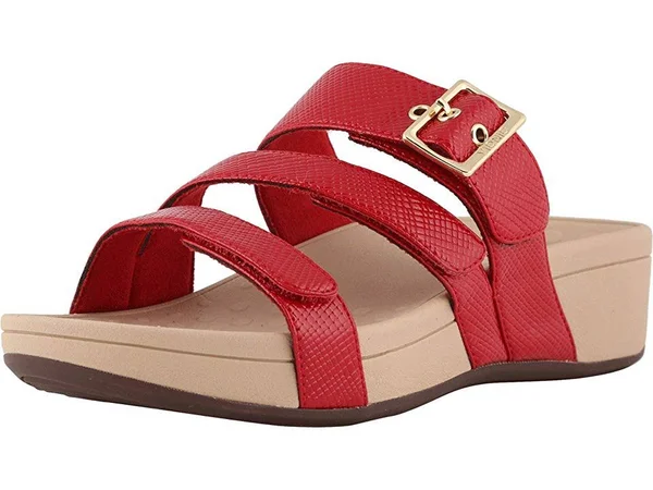 Vionic Rio Lizard Women's Sandals Red : 11 M