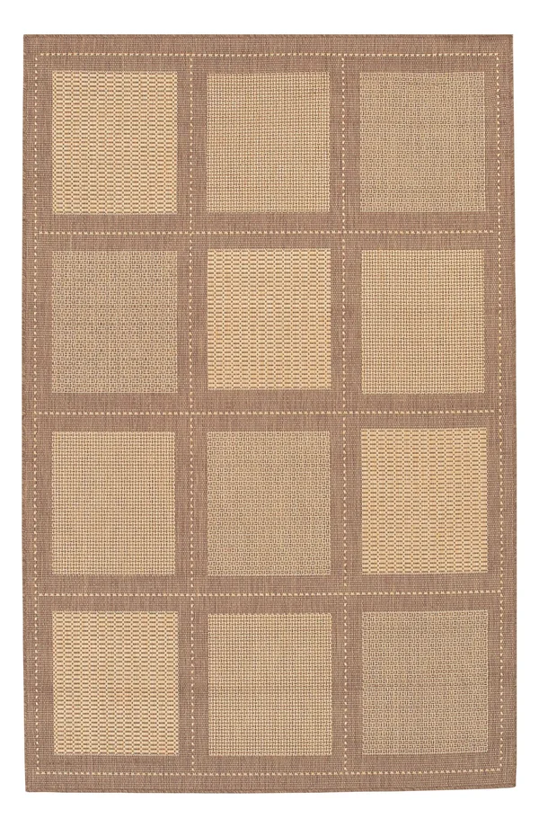 Couristan 2&3x22 x 11&9x22 Natural/Cocoa Recife Summit Runner Area Rug