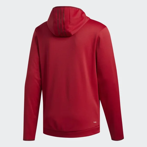 Adidas Team Issue Full Zip Hoodie - Red - Hoodies