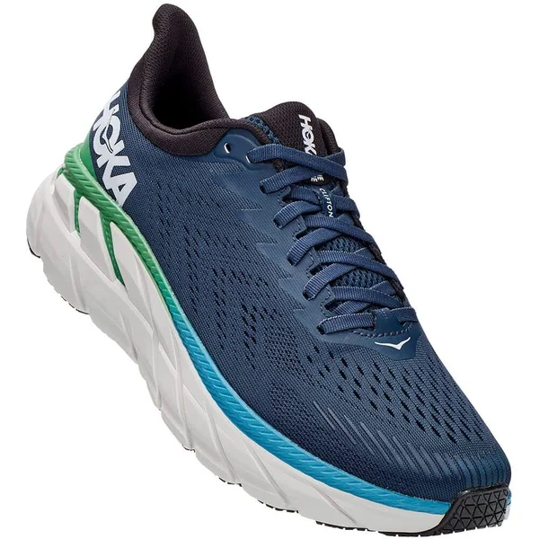 Hoka One One Men's Clifton 7 - 8.5, Moonlit Ocean/Anthracite