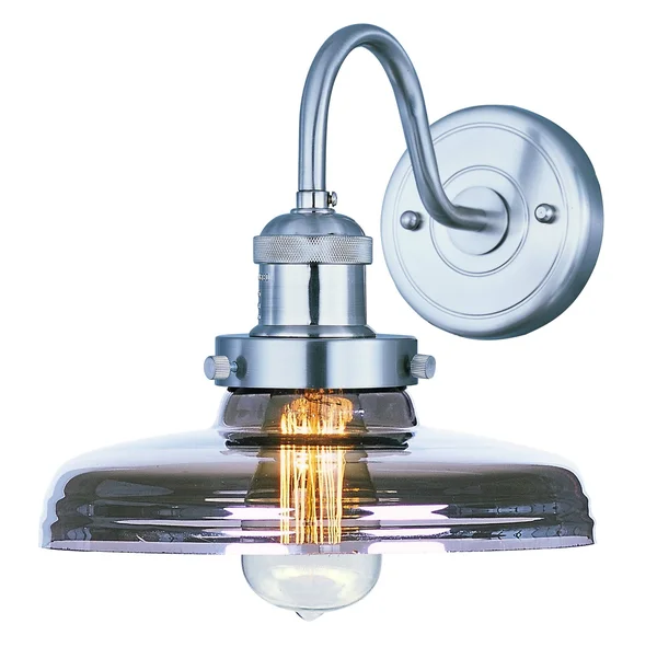 Maxim 25087MSKSN Mini Hi-Bay 1-Light Wall Sconce - Satin Nickel