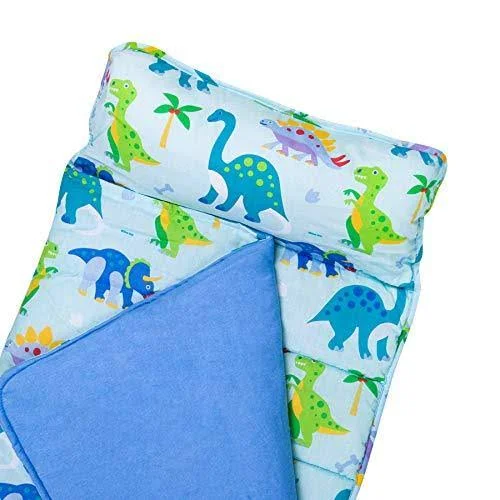 Wildkin Nap Mat with Pillow for Toddler Boys and Girls - Perfect Size F, 50 x 1.5 x 20 inches