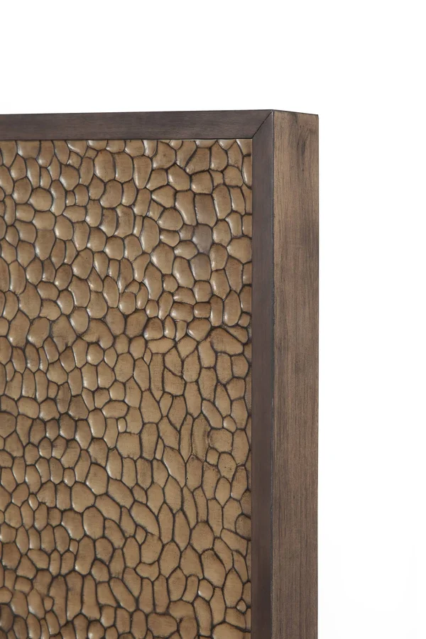 Alpine Furniture Brown Pearl Headboard - Brown Bronze - Queen