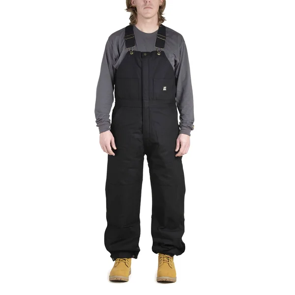 Berne Deluxe Insulated Bib Overall Black 6XL Short