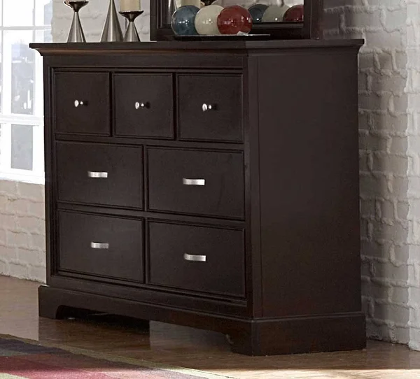 Homelegance 1349-1 Glamour Espresso Queen Bed