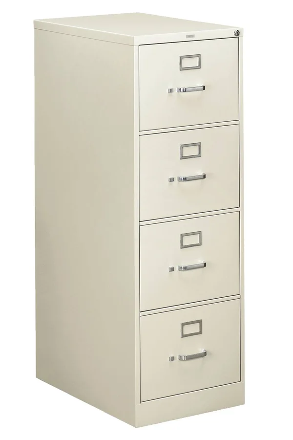 File Vertical Legal 4-Drawer w/lock Light Gray HON314CPQ