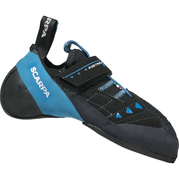 Scarpa Instinct VSR Climbing Shoe - 40.5 - Black/Azure