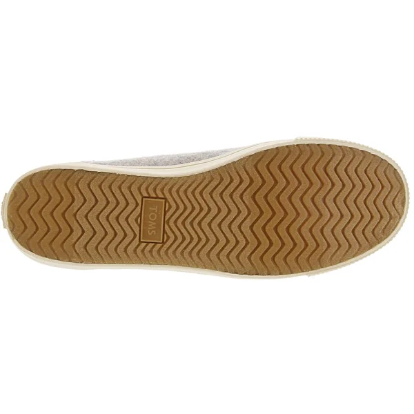 Toms Women's Carmel Shoes Drizzle Grey Felt 7.5