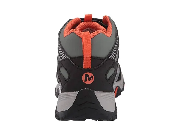 Merrell Kid's Moab FST Mid A/C Waterproof Boot - Size: 11.5, Olive/Black