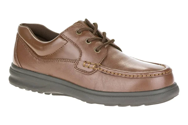 Hush Puppies Men's Gus Leather Shoes - Tan, 8