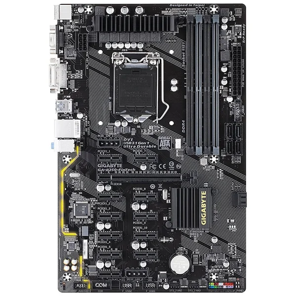 Gigabyte GA-B250-FinTech LGA 1151 ATX Intel Motherboard
