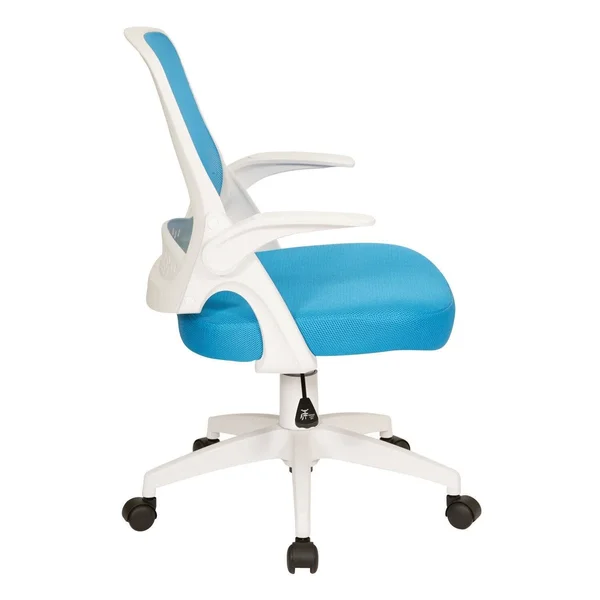 Ave Six Jackson Modern Desk Chair - Orange/White
