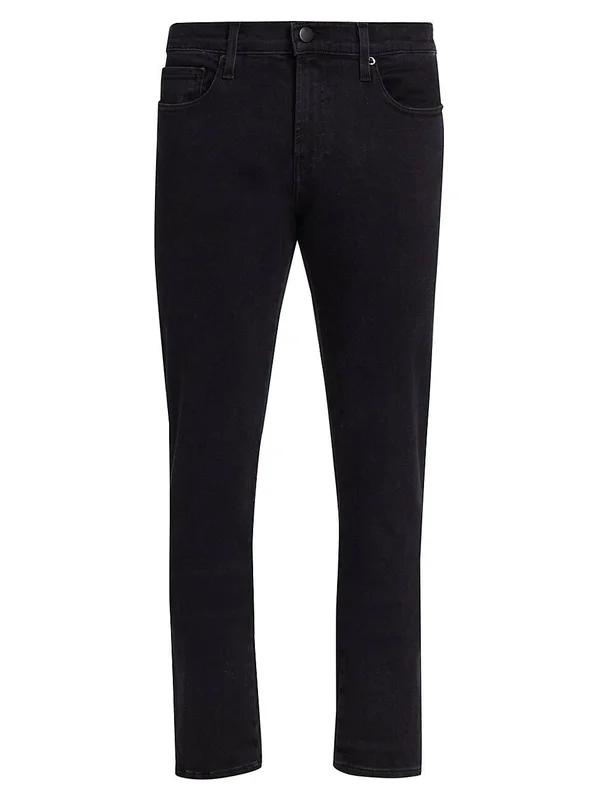 J Brand Mens Mick 32x22 Denim Mid-Rise Skinny Jeans Black 29