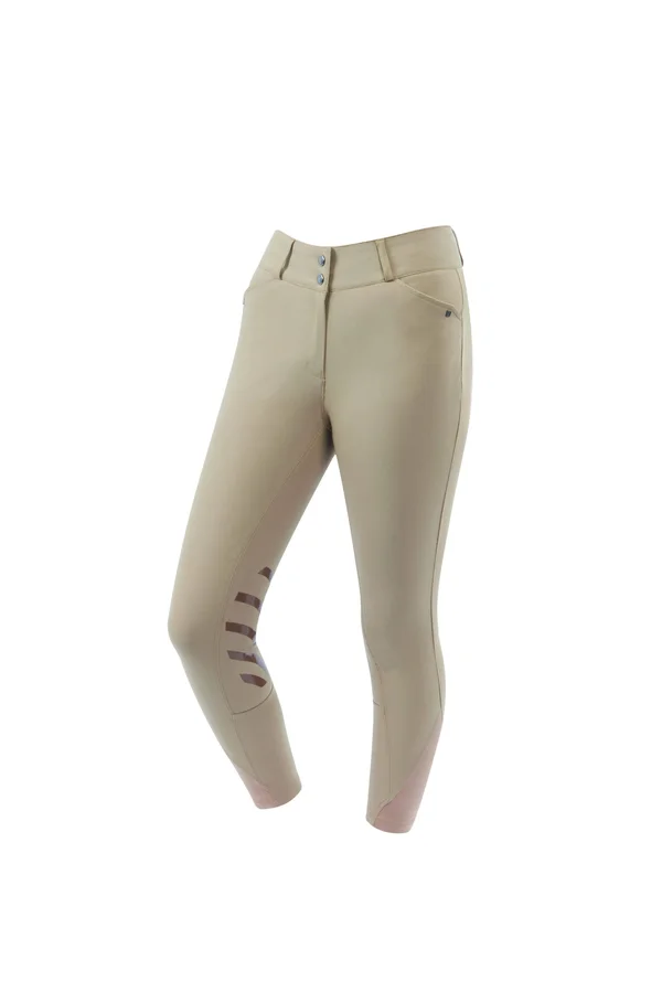 Dublin Pro Form Gel Knee Patch Breeches Beige Ladies 8/26x22
