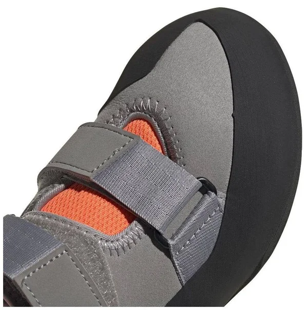 Five Ten Women's Kirigami Climbing Shoe - 10 - Dove Grey - Black, Solar Red