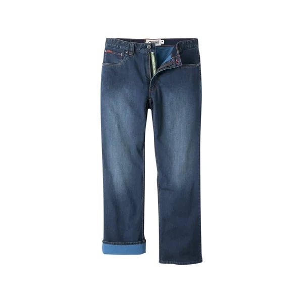 307 Lined Jeans - Men's Organic Stretch Denim Jeans, MK Medium Wash, 38w, 30i