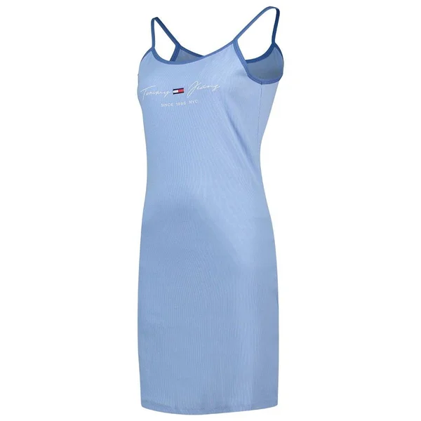 Tommy Jeans Pastel Strap Dress Light Powdery Blue
