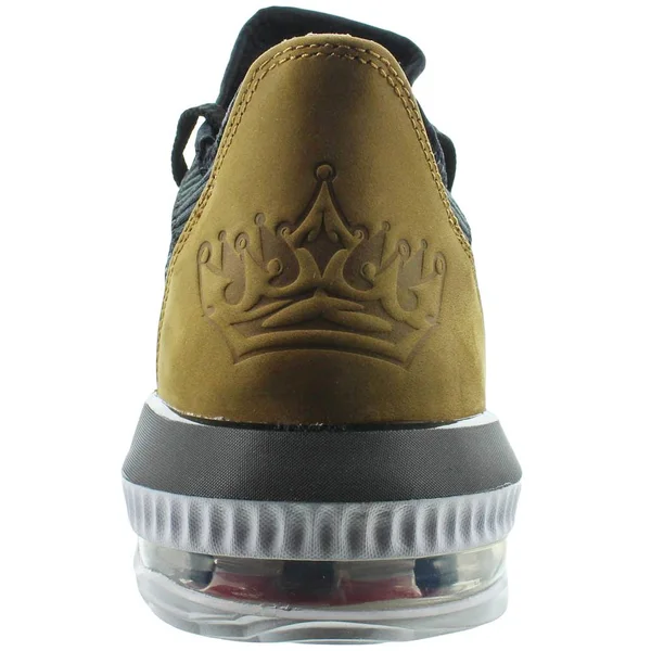 Nike Lebron 16 Low Basketball Shoes - Black/Gold/Wheat, Size 9.5