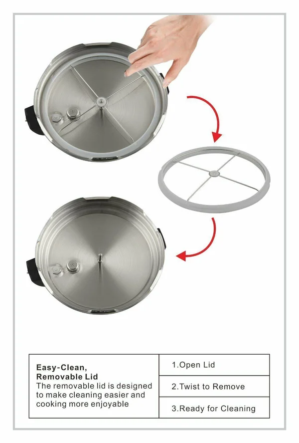 5 Core Digital Instant Electric Pressure Cooker 6qt Pot