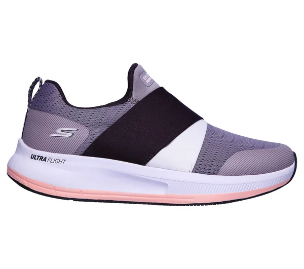 Skechers Women's GOrun Pulse - Bold Venture Running Shoes - Plum, 8.0