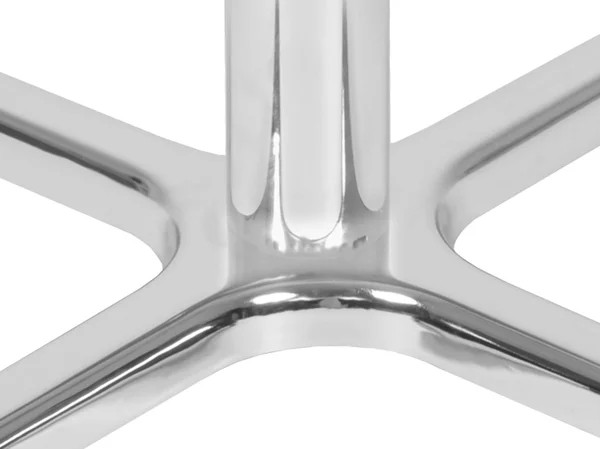 Regency Via 48x22 Square X-Base Table- Mahogany/Chrome