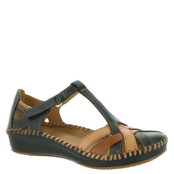 Pikolinos Puerto Vallarta 655-0732C5 Navy Blue Womens Leather Sandals