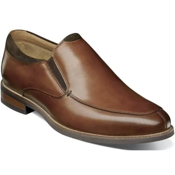 Florsheim Shoes Uptown Moc Toe Slip on Cognac Size 7