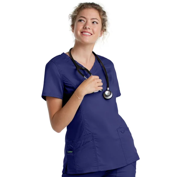 Filipina m閐ica Landau ProFlex FAUX SURPLICE 4161 True Navy (TNPR) - XXS