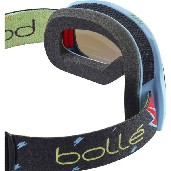 Bolle Royal Ski Goggles Matte Blue Flash Black Chrome