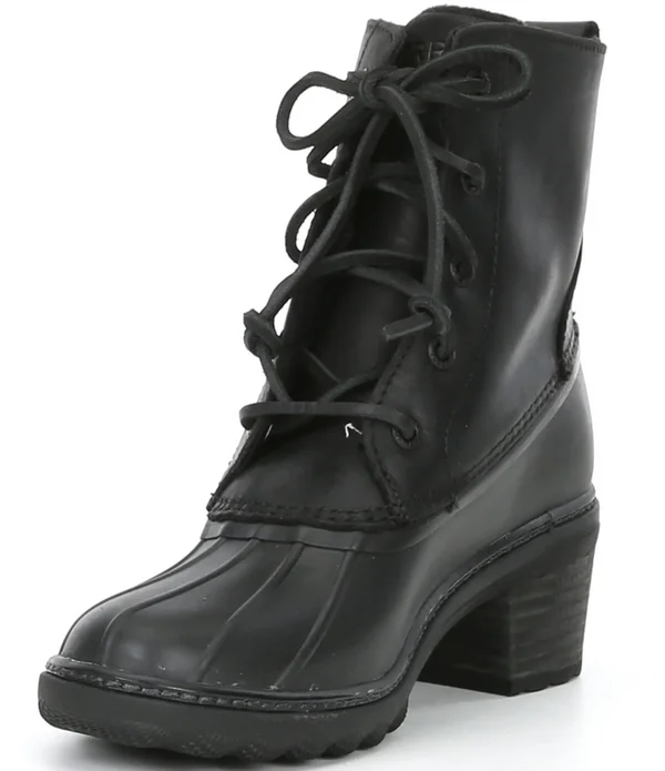 Sperry Women's Saltwater Heel Leather Duck Boots