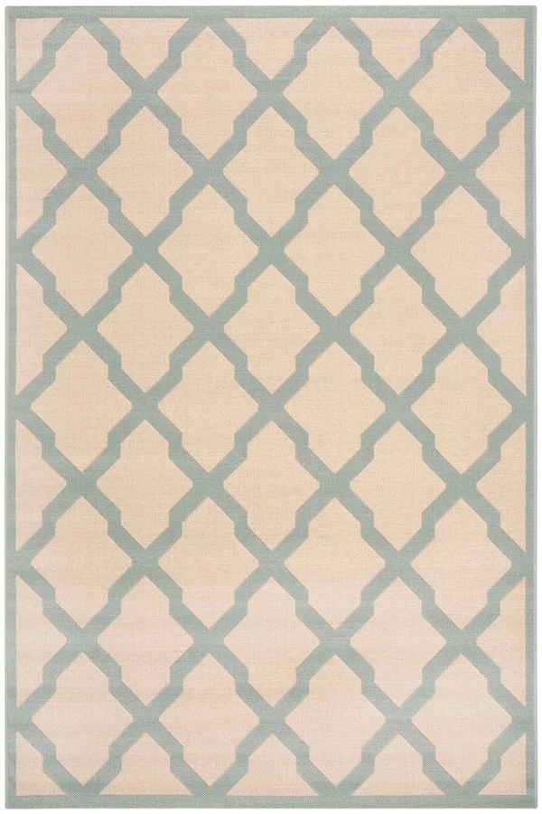 Safavieh Linden LND122L Cream/Aqua 4& x 6& Area Rug