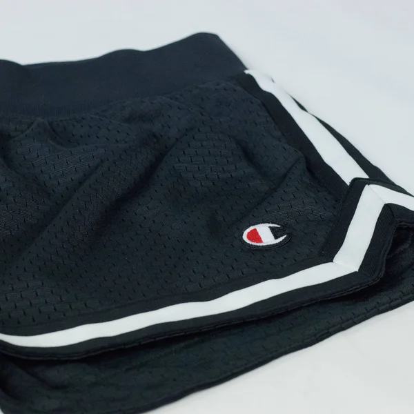 Champion Life Women's Mesh Notch Shorts Black Xs
