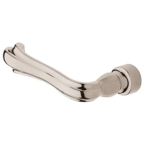 Baldwin 5101.LMR Single Left Hand Estate Lever Minus Rosettes Non-Lacquered Brass