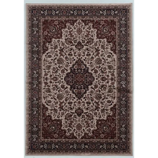 Riverbay Furniture 6&7x22 x 9&7x22 Area Rug in Cream and Blue - RF-1849190