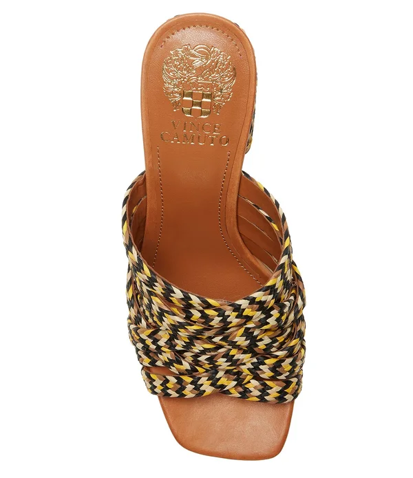 Women's Vince Camuto Carindil Slide Sandal - Size 6.5 M - Brown