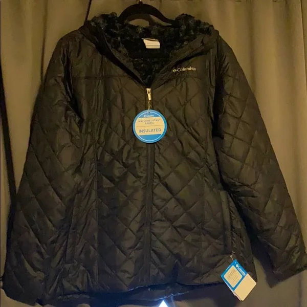 Columbia Women's Plus Size Copper Crest Hooded Jacket - Black - 1x