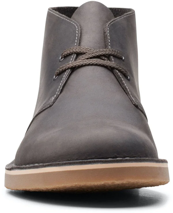 Men's Clarks Bushacre 3 Chukka Boot - Grey - Size 11