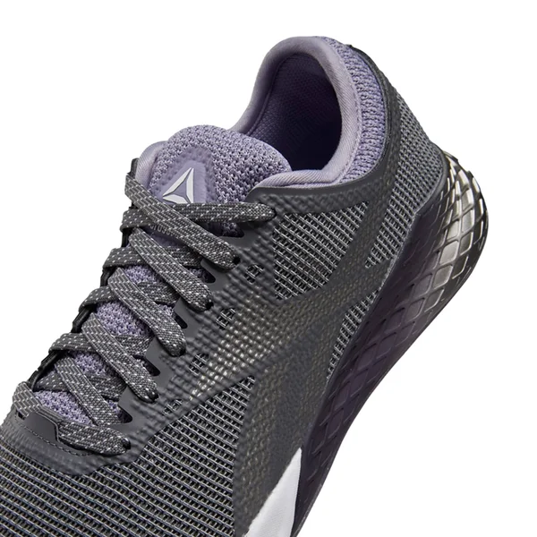 Reebok Women's Nano 9 Training Shoes - Grey/Violet/White, 10