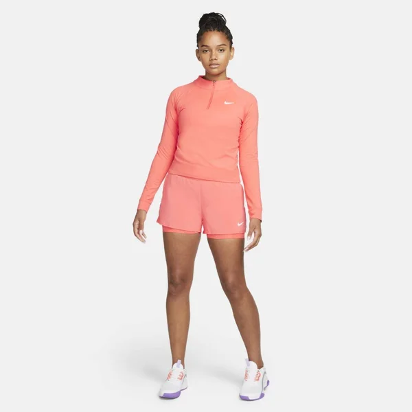 NikeCourt Dri-Fit Victory Women's Long-Sleeve 1/2-Zip Tennis Top