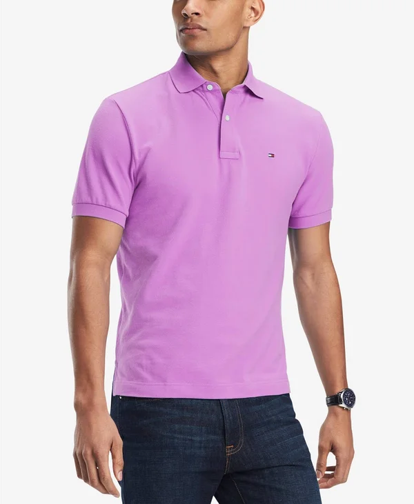 Tommy Hilfiger Men's Classic-Fit Ivy Polo - Violet Heather