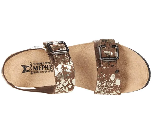 Mephisto Lissandra Dark Brown - Women Cork Footbed - 11
