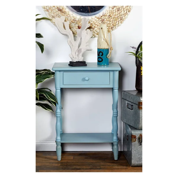 Wood Side Table 22x22W - 31x22H