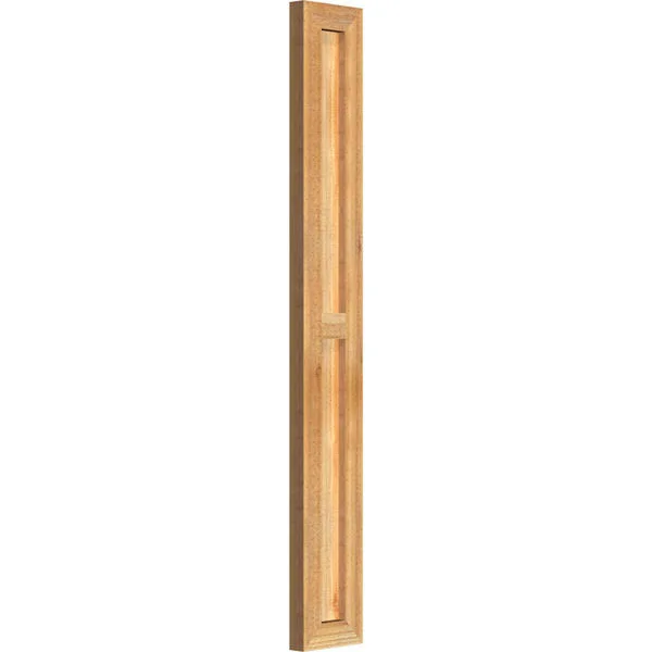 6 3/4x22W x 50x22H TimberCraft Two 3 3/8x22 Boards Framed Board-n-Batten Shutters, Rough Sawn Western Red Cedar (Per Pair)