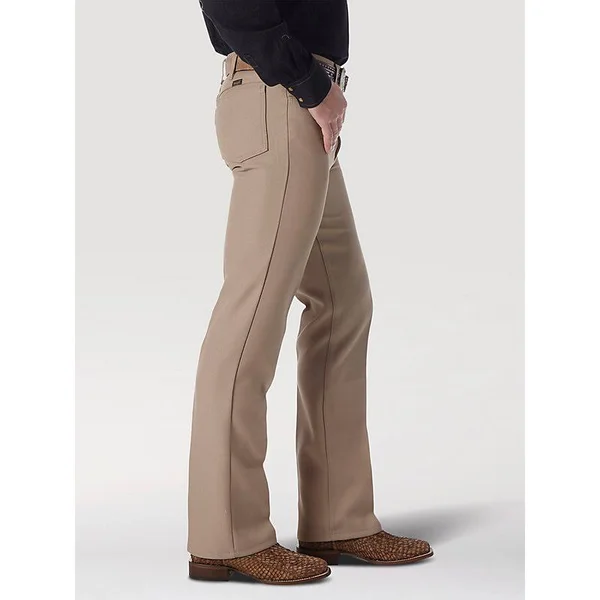 Wrangler Men's Wrancher Dress Jean (38x29 Tan)